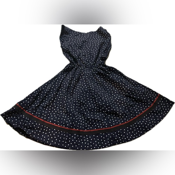 Other - Polka Dot Kids Dress - Navy